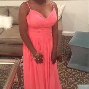 Coral dress, size 4 w/ minimal adjustments